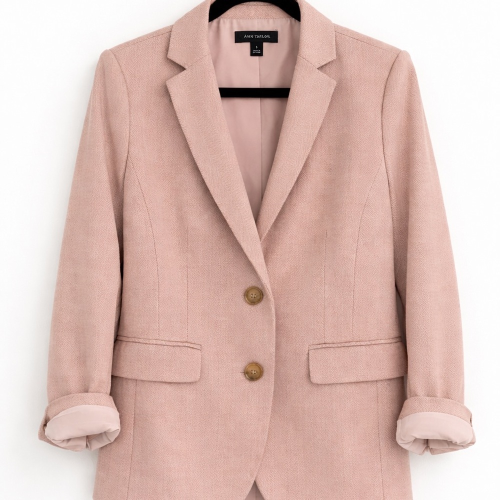 Ann Taylor Blush Blazer | Tailored Jacket | Size 6